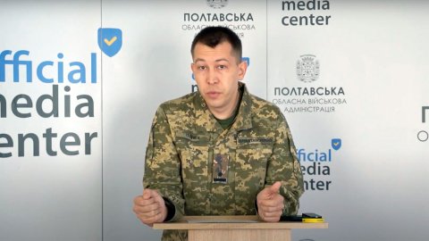 Речник Полтавського обласного ТЦК та СП Роман Істомін. Фото: Скриншот з відео