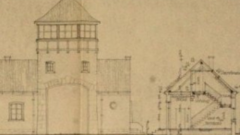 Чертежи лагеря Аушвиц (Освенцим).
