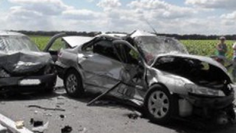 ДТП произошло в 10 км от села Большая Северинка. Фото: ГАИ в Кировоградской области