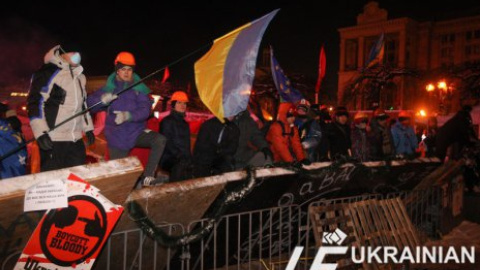 Ночная "очистка" милицией Майдана Незалежности