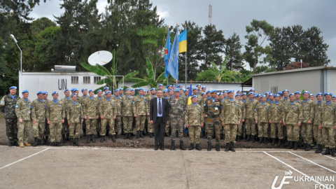 ​ООН вручило українським миротворцям в ДР Конго медалі "За службу миру"
