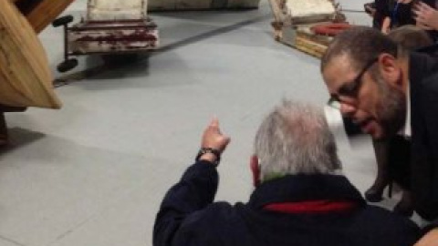 Кастро на открытии студии.