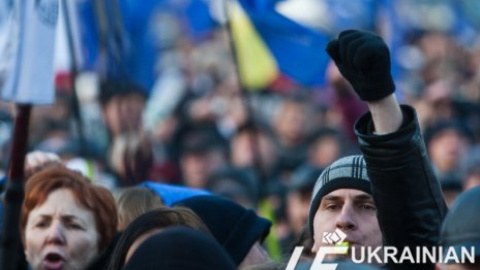 Предприниматели продолжают митинг на Майдане