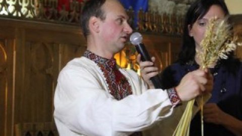 Рекордсмен Книги рекордов Гиннеса, сельский голова села Лагодив Владимир Мышоливский. Фото: Василий Трухан