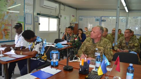 "Украинский лагерь стал своеобразным примером для других контингентов Миссии."