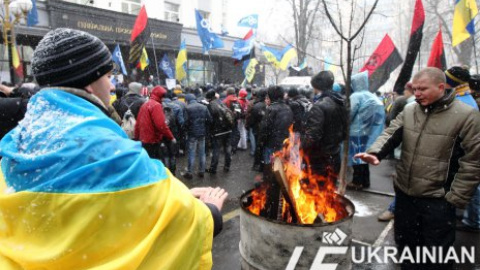 У Генпрокуратуры в Киеве продолжается акция протеста