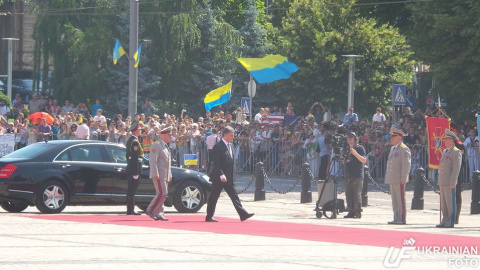 Порошенко на Софиевской площади