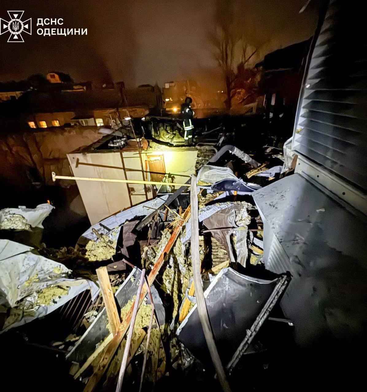 Russia struck Odesa. Photo: SESU