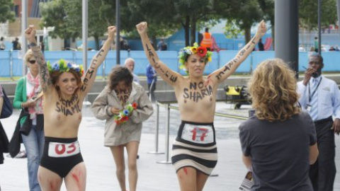 В Лондоне состоялся "Арабский марафон" Femen