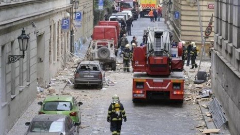Мощный взрыв произошел в центре Праги