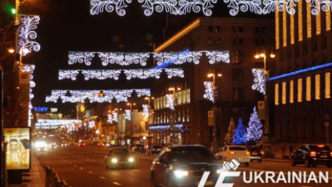 Украинская столица в преддверии Нового года