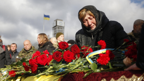 На Майдані попрощалися з загиблими бійцями АТО
