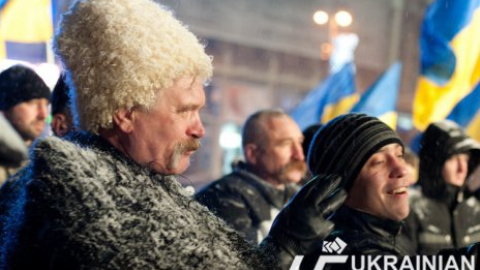 Украинцы отметили День Соборности в Киеве