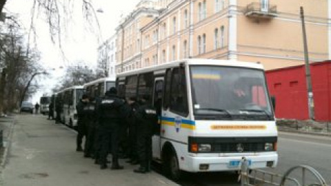 "Беркут" в районе парка Шевченко.