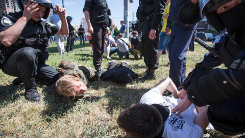 Зіткнення під час "Маршу рівності" в Києві