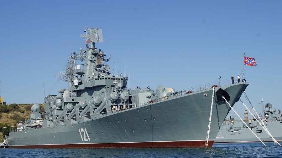 Колишній флагман Чорноморського флоту РФ ракетний крейсер 