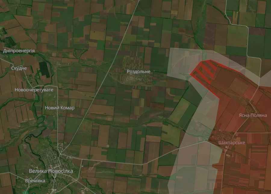 Screenshot of the DeepState interactive map. Photo: deepstatemap.live