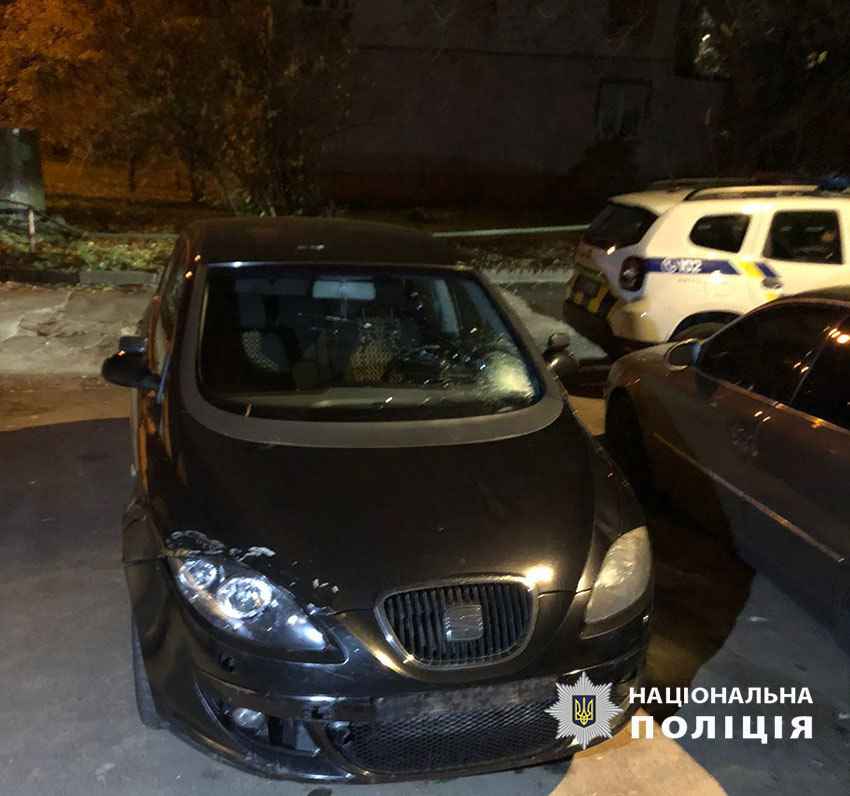 Авто після ДТП. Фото: Національна поліція