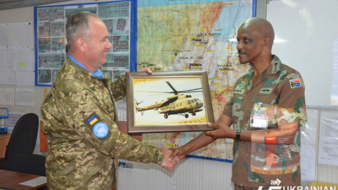 Українських військових у ДР Конго подякували за сумлінну службу