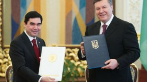 На одной из встреч президентов.