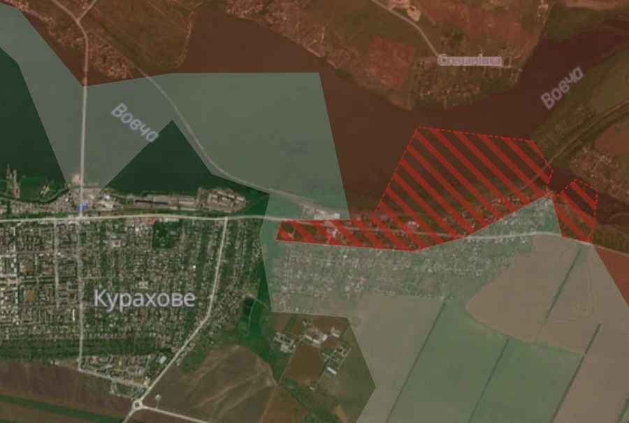 Screenshot of the DeepState interactive map. Photo: deepstatemap.live