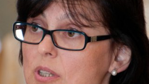 Травмированная снежками нардеп от Партии регионов Ирина Горина.