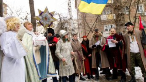 Рождественский вертеп для политзаключенных.