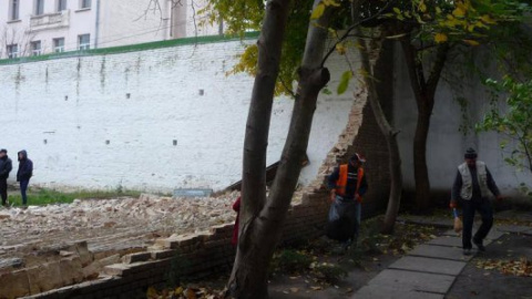 ​У заповіднику "Софія Київська" обвалилася частина стіни