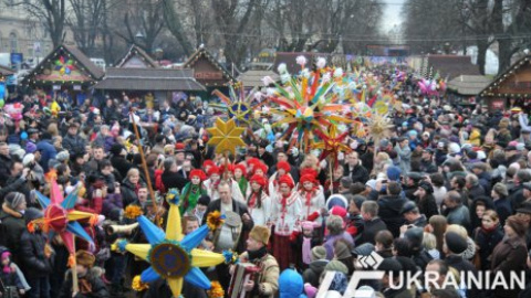 Парад рождественских звезд во Львове