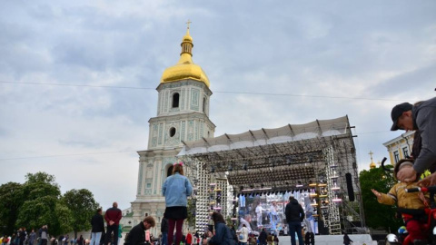 Киев накануне финала Евровидения. Фото: Женя Бурляй