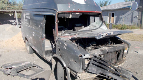 Артилерійські снаряди залетіли у житловий сектор. Фото: facebook.com/ato.news
