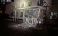 Shaheds attack on Kyiv. Children's clinic building damaged in Dniprovskyi District