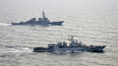 Українсько-американські військово-морські навчання в Чорному морі