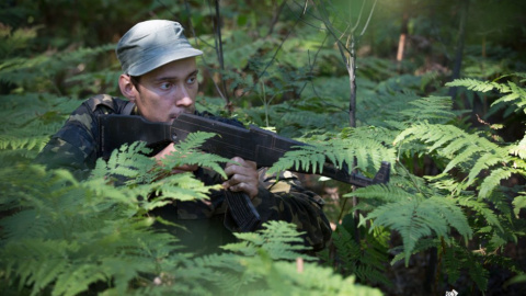 Киевляне учатся воевать