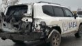 Drone hits IAEA vehicle on way to Zaporizhzhia NPP
