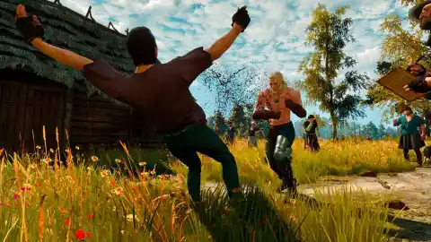 Ведьмак Геральт в игре The Witcher 3. Фото: x.com/den_g