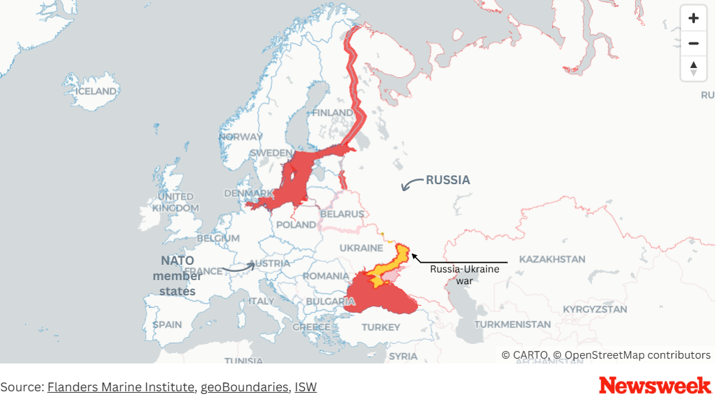 Full map. Source: Newsweek
