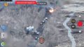 AFU show how occupiers tried to attack Ukrainian positions with column of civilian vehicles
