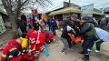 Occupiers strike central market of Nikopol