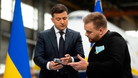 Володимир Зеленський та Макс Назаров. Фото: скриншот з відео