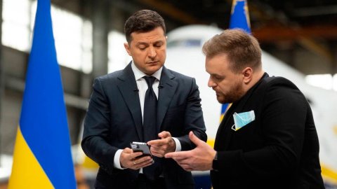 Владимир Зеленский и Макс Назаров. Фото: скриншот из видео