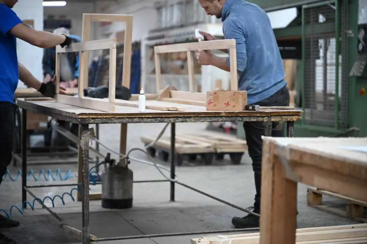 Furniture factory. Photo: t.me/Myroslav_Biletskiy