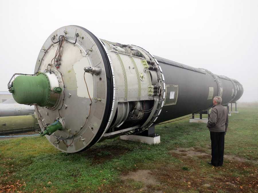 The R-36M (SS-18 Satan) missile in a museum. Photo: Flickr.