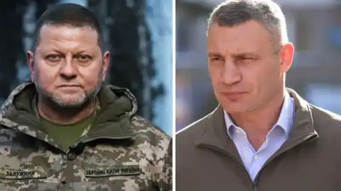 Валерий Залужный и Виталий Кличко
