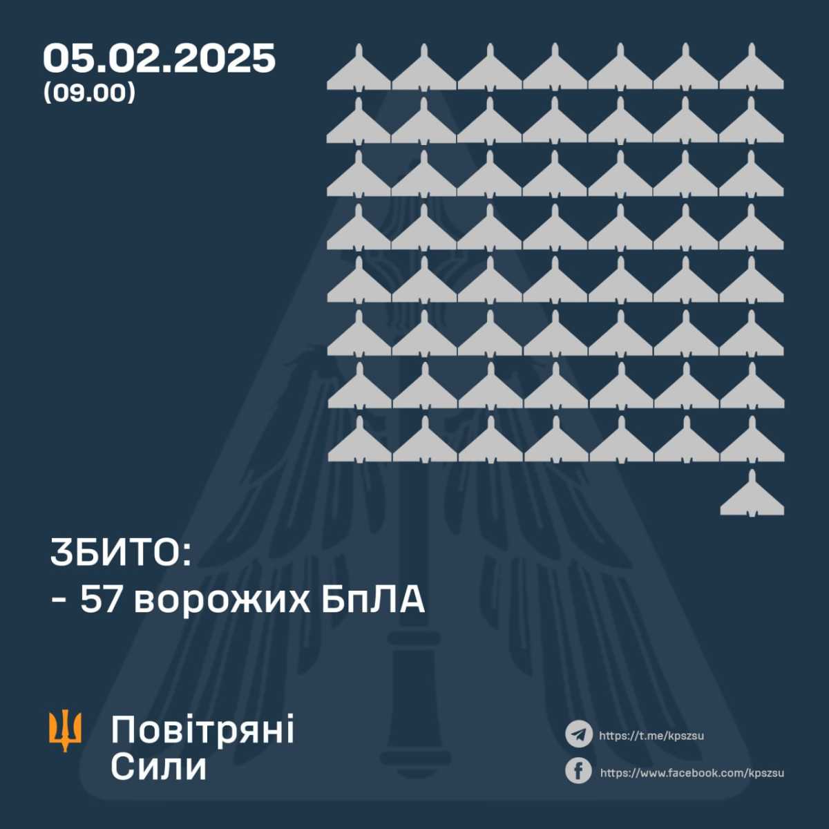 Інфографіка: Повітряні сили ЗСУ