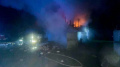 Fire breaks out in Kyiv Region due to Shahed attack