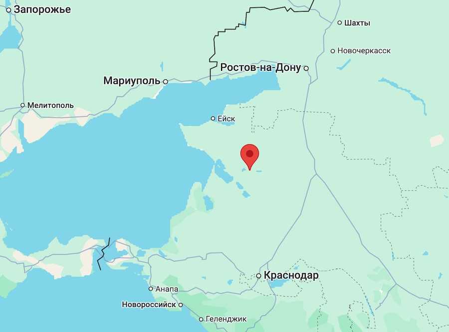 Trudovaya Armeniya settlement on the Google Maps map. Photo: screenshot.