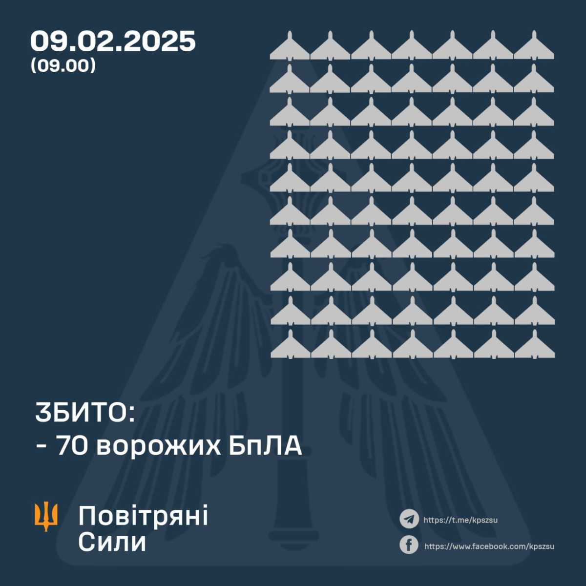 Інфографіка: Повітряні сили ЗСУ