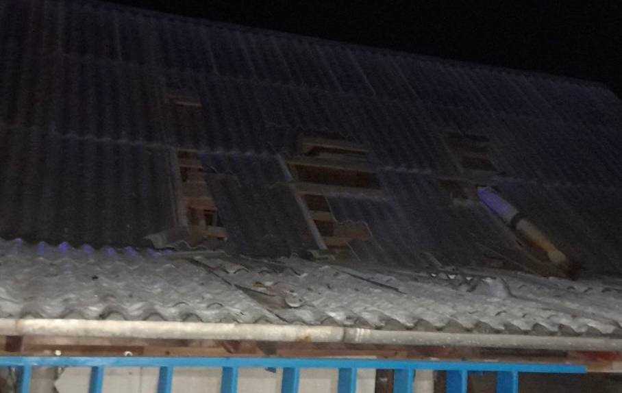 Наслідки ворожої атаки на Полтавщині. Фото: Telegram/Полтавська ОВА