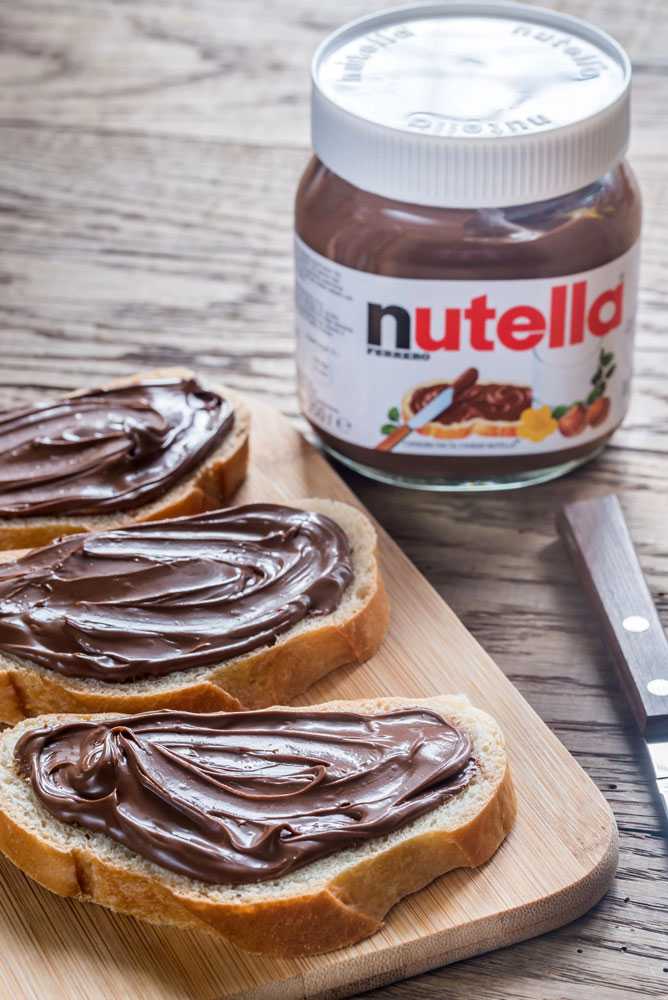 Nutella. Фото: Depositphotos